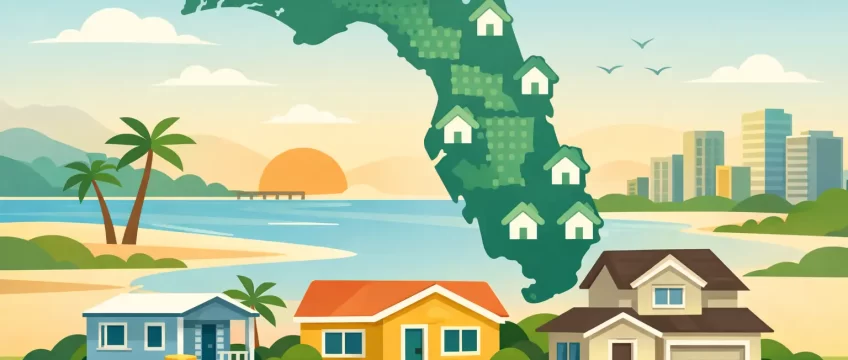 Least Expensive Homes in Florida by Area
